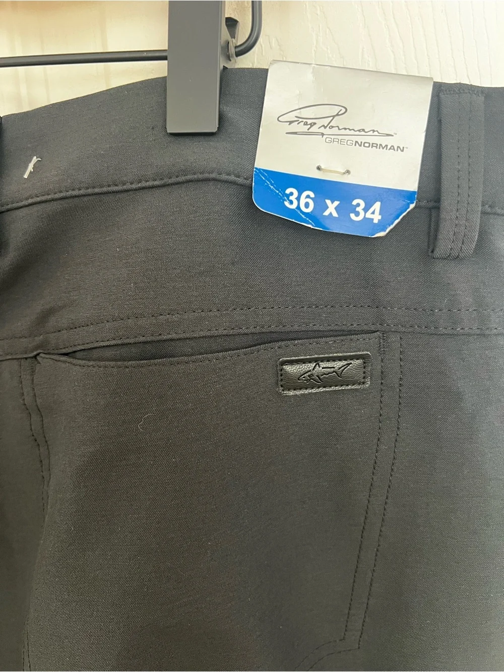 Greg Norman Collection Men's Black Chinos